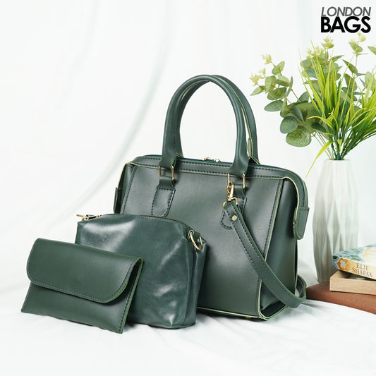 Olive Bag Set of 3 Green