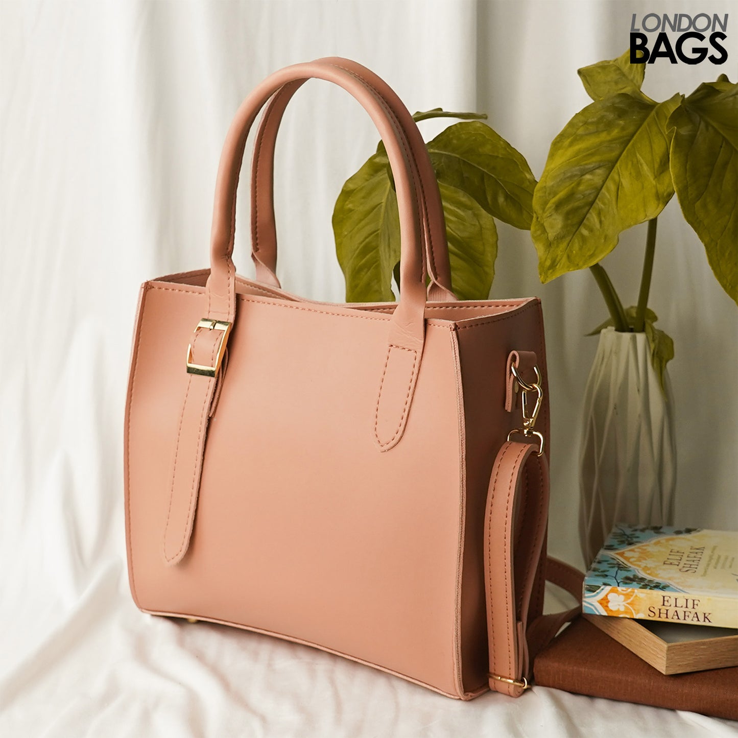 Posh set of 3 Bag peach
