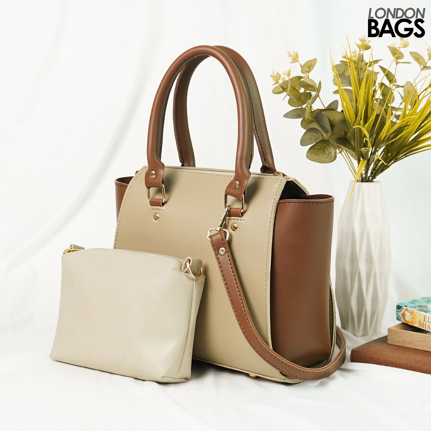 Invert Bag Set of 2 Beige
