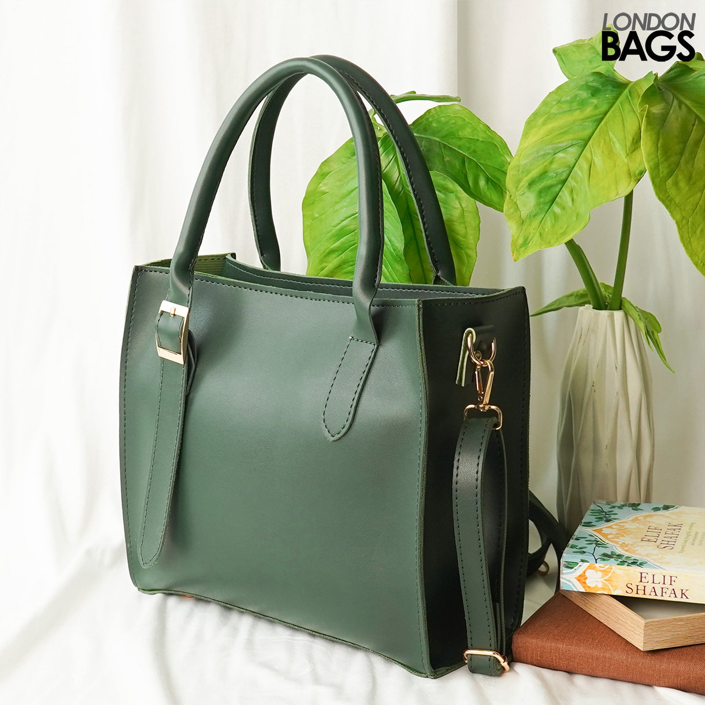 Posh set of 3 Bag green