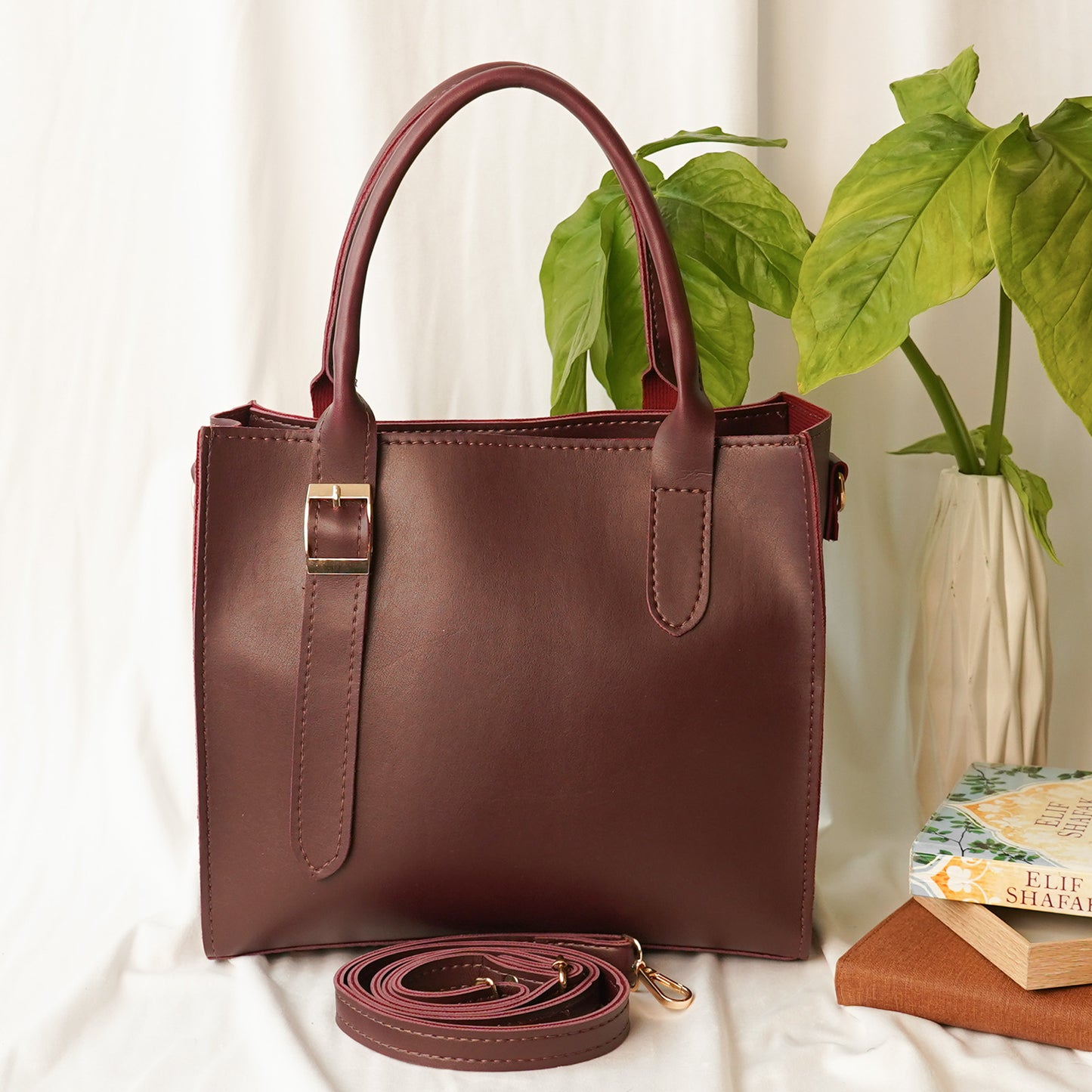 Posh set of 3 Bag maroon