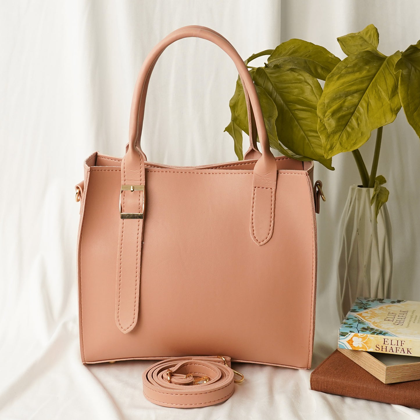 Posh set of 3 Bag peach