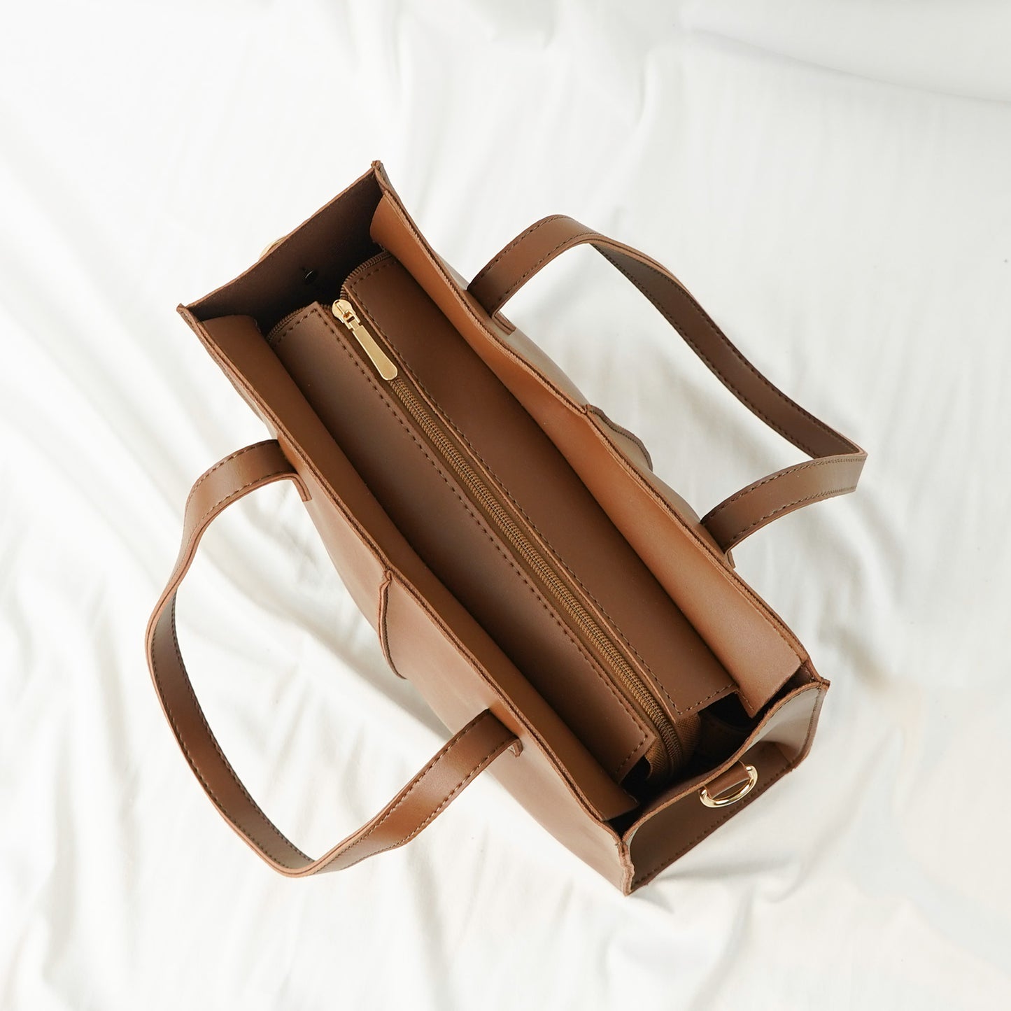 Work tote Bag set of 3 Brown