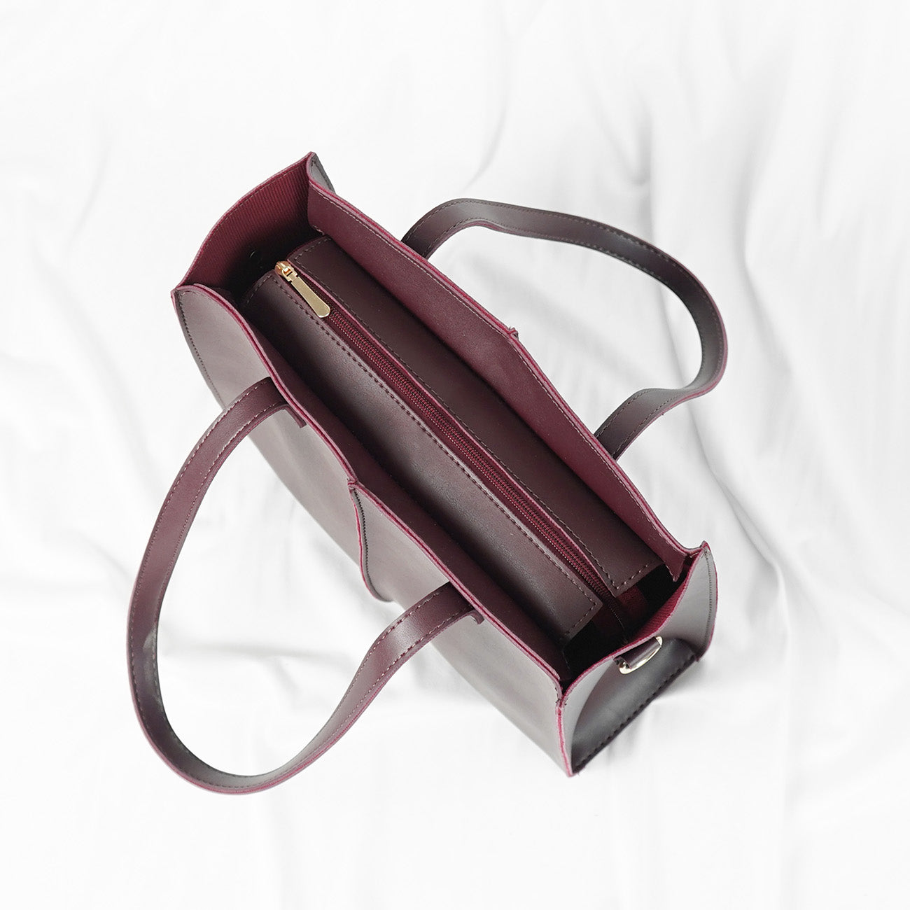 Work tote Bag set of 3 Maroon