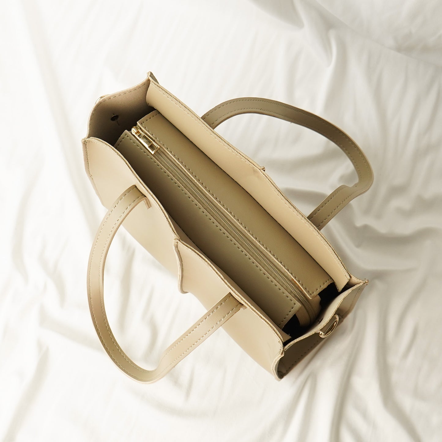 Work tote Bag set of 3 Beige