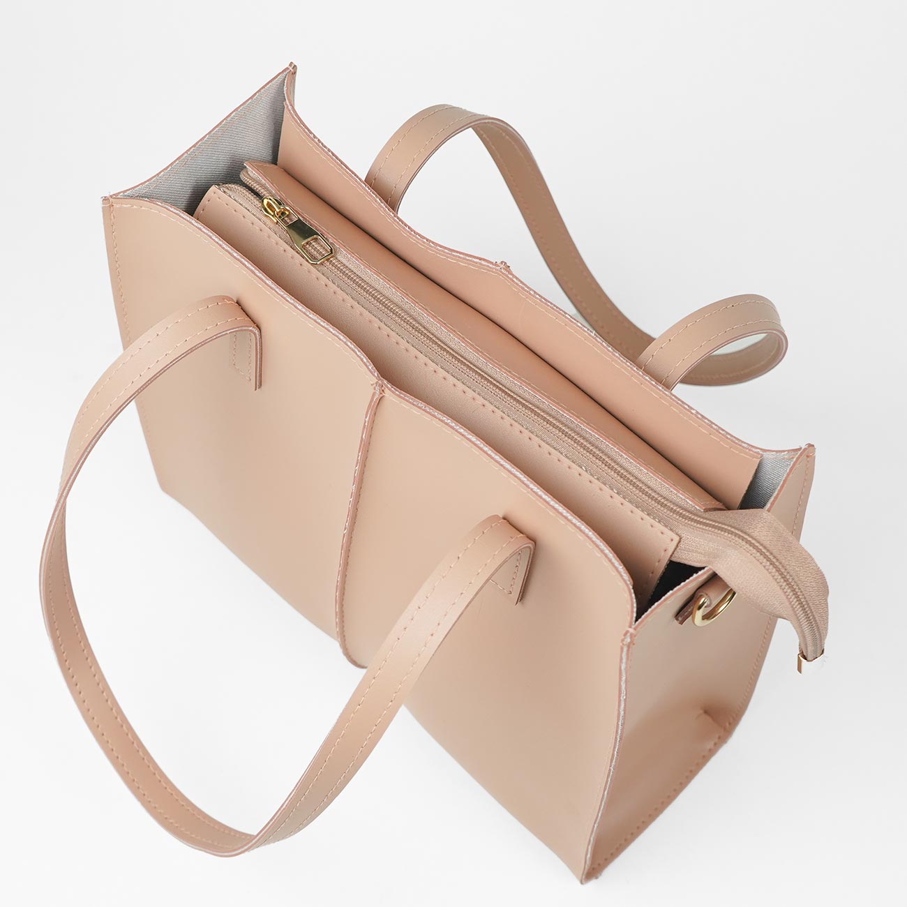 Work tote Bag set of 3 Peach