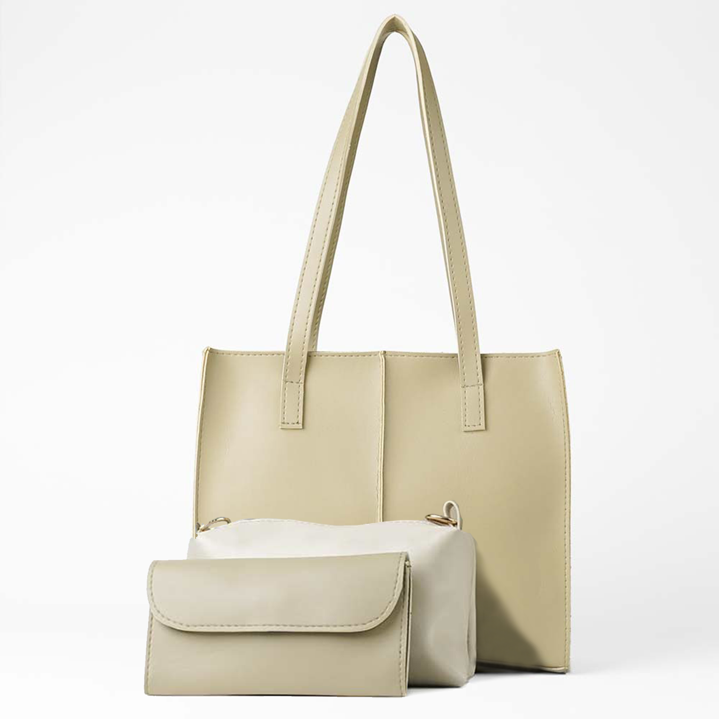 Work tote Bag Set of 3 Beige