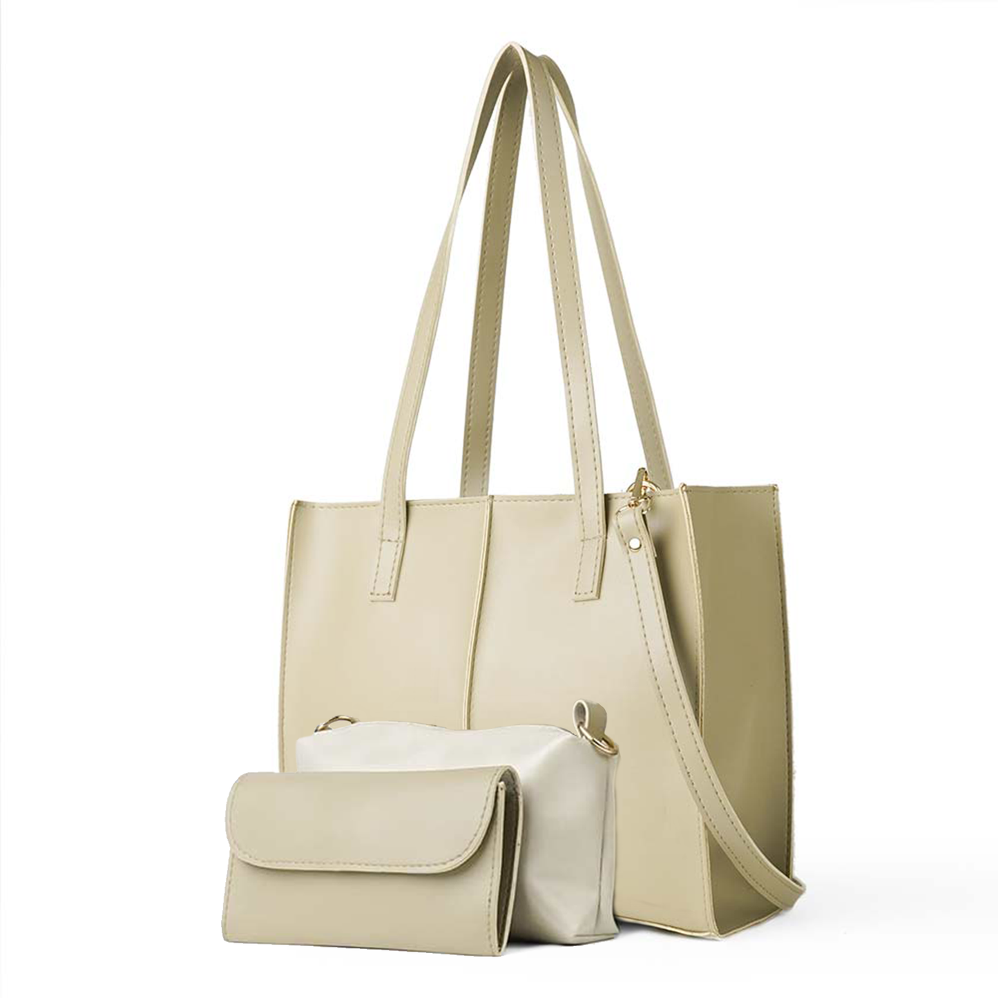 Work tote Bag Set of 3 Beige