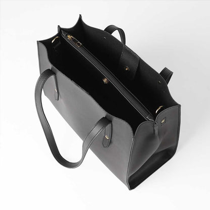 Multi compartment Stachel Bag Black