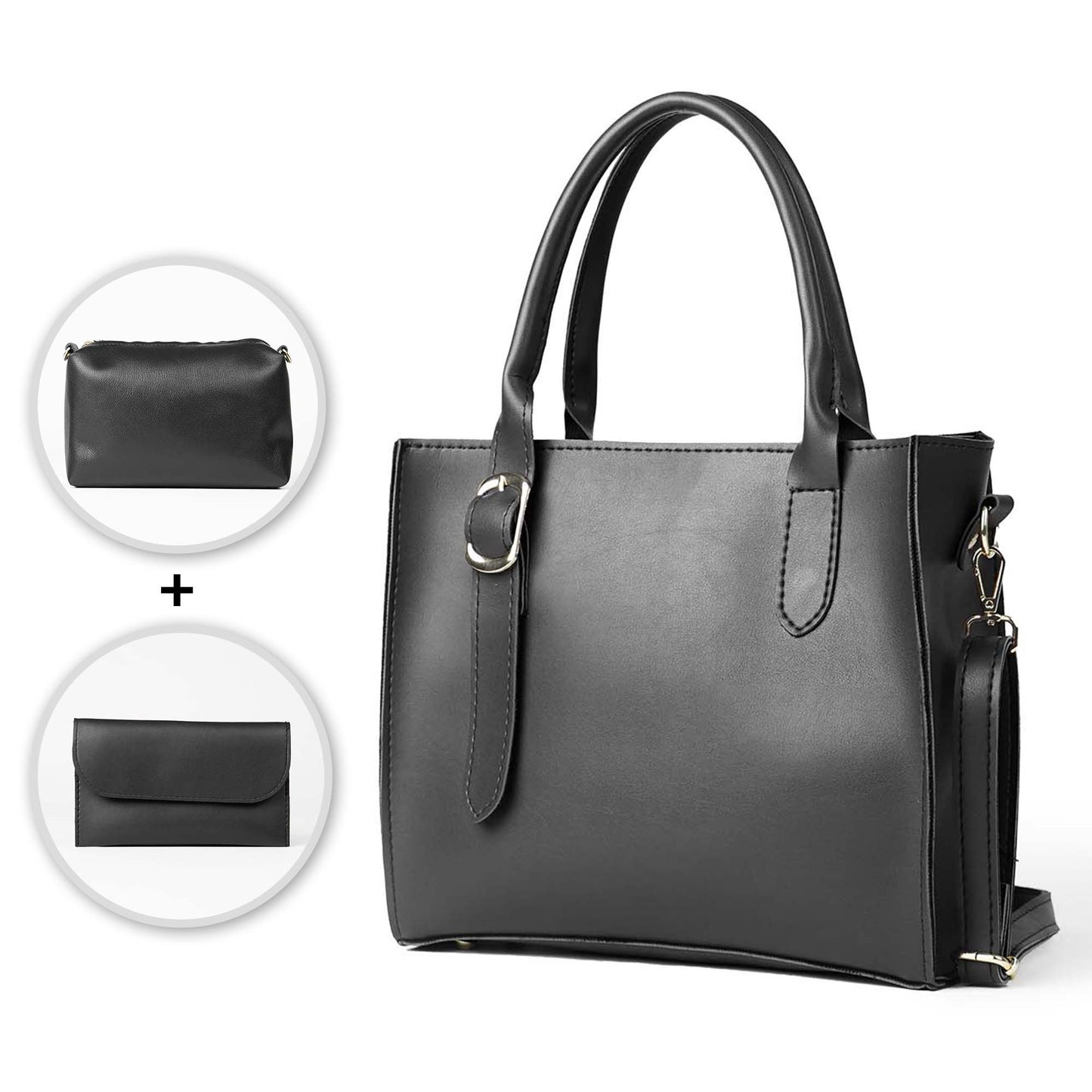 Posh set of 3 Bag black