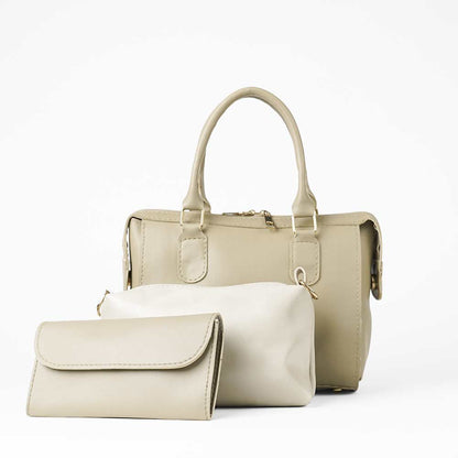 Olive Bag Set of 3 Beige