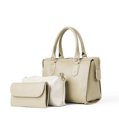 Olive Bag Set of 3 Beige